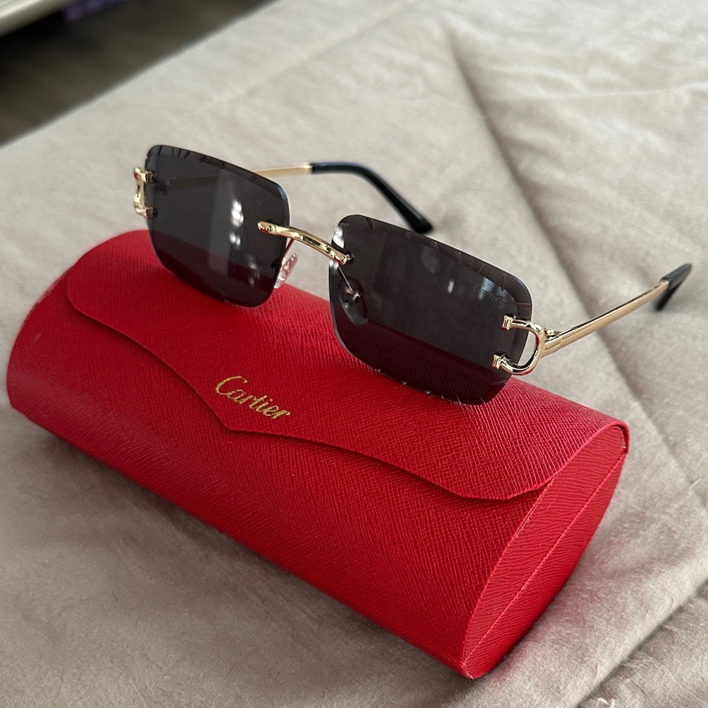 Cartier Black Sunglasses - Picture 3 of 8